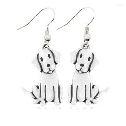 Dangle Earrings Labrador For Women Brincos Boho Cute Dog Drop Earring Fashion Jewellery Gift Bijoux Pendientes Mujer