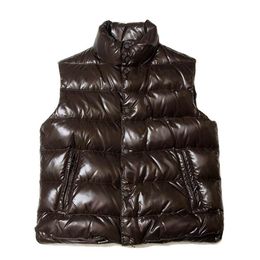 Fashion Winter Down Vest Men's Warm Vests High-Quality Waistcoat Classic Design Outdoor Sleeveless Coat Customise Plus Size XXXL