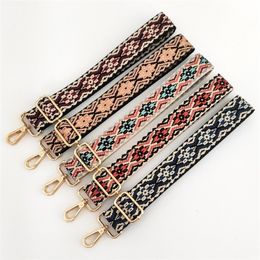 Bag Parts Accessories Rainbow Adjustable Strap Handbag Belt Wide Shoulder Replacement DIY Accessory Part 221116