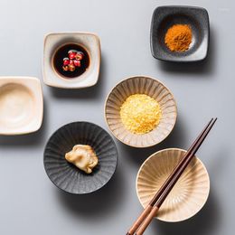 Bowls Japanese Cereamic Seasoning Soy Sauce Saucer Household Small Dishes Creative Pot Pickles Vinegar Plates Kitchen Tableware