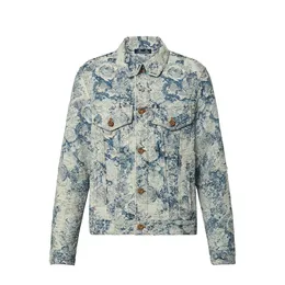 DUYOU Mens Jackets Flowers Tapestry Motif Classic Washed Shirts High-End Fashion For Men Women Jacket Tops 851088
