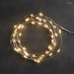 Strings Led Star Christmas String Lights Bulbs Curtain Fairy Wedding Decoration Hanging Lamp Chain Birthday Party