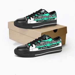 men women DIY custom shoes low top Canvas Skateboard sneakers triple black customization UV printing sports sneakers kele165