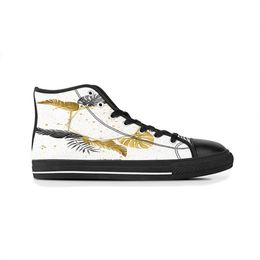 GAI GAI Men Custom Shoes Designer Canvas Women Sneakers Hand Painted Fashion High Cut Trainers