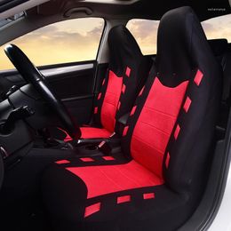 Car Seat Covers Simple Bucket Style Auto Universal Front Pair Fit For Car/Truck/SUV Protector