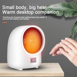 Space Heaters Mini 400W Electric Fan For Office Desk Simple Home Warmer Machine Household Appliances in Cold Winter 221117