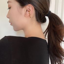 Backs Earrings Europe And The United States Irregular Otle Clamps Snake-shaped Ear Clips Temperament Geometry Jewellery Simple Wind No