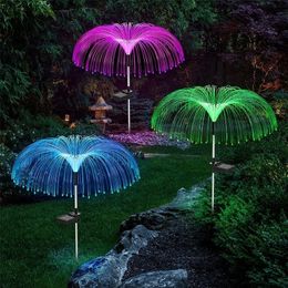 Garden Decorations Solar garden lights outdoors jellyfish luminous charging Christmas lamp and decorative 221116