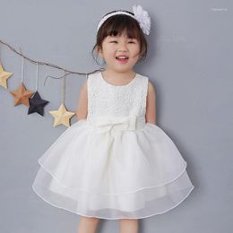 Girl Dresses Vintage Lace Baby Wedding Pageant Dress Infant Princess Little Girls 1 Year Birthday Party Born Christening Gowns