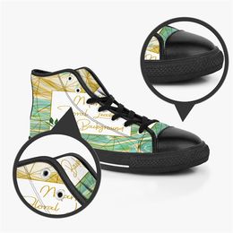 Men Custom Shoes Designer Canvas Women Sneakers Hand Painted White Fashions Mid Trainer