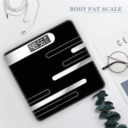 Smart Scales Body Fat Scale Floor Digital Scale Electronic Bathroom Weight Smart Scale With LED Display Screen BMI Balance For Fitness Health 221117