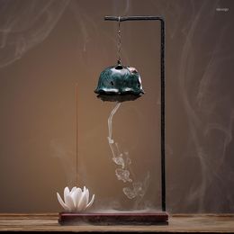 Fragrance Lamps Incense Burner With Chain Backflow Modern House Smoke Fountain Encensoir Burners BG50IB