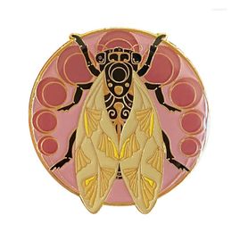Brooches Art Nouveau Cicada Insect Badge Sweetmaplehoney Brooch Butterflies Enamel Pin Horn Bug Moth Jewelry