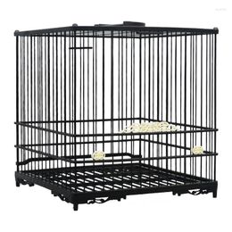 Bird Cages Rectangle Tray Cage Plastic Large Breeding Parrot Houses Outdoor Travel Jaula Grande Pet Supplies BS50BC