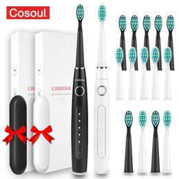 smart electric toothbrush Dentists Recommend Professional Sonic Electric Toothbrush 5 Modes Protect Gums Rechargeable Waterproof Toothbrush Box as Gift 221117
