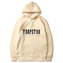 trapp Mens Autumn Winter Casual Hoodies Fashion Womens Print Hooded Tops Couples Loose Clothing Asian Size M-3xl