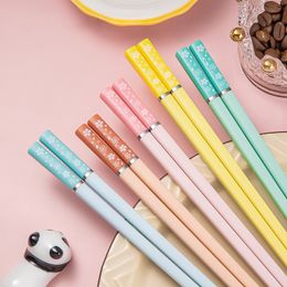 5 Pairs Sakura Chopsticks Creative Exquisite Ramen Sushi Sticks Asian Restaurant Chopstick