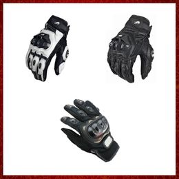 ST330 Motorcycle Gloves Breathable Leather Moto Glove Carbon Fibre Motocross Guantes Motor Riding