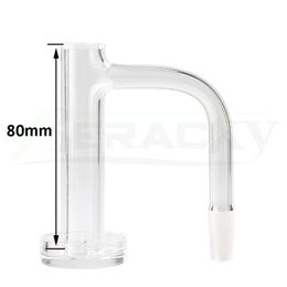 DHL Beracky Full Weld Contral Tower Smoking Quartz Banger 2.5mm Wall 16mmOD Seamless Welded Beveled Edge Quartz Nails For Glass Water Bongs Dab Rigs Pipes