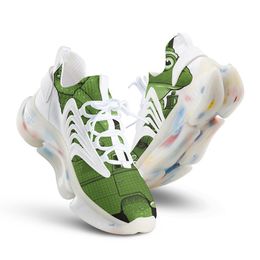 2023 Scarpe personalizzate fai-da-te Scarpe classiche Accetta la personalizzazione Stampa UV Sneaker da corsa sportiva da uomo traspirante con presa forte