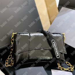 Designer Handbag Womens Fashion Chain Shoulder Bag Half Moon Luxury Leather Cross Body Ladies Shopping Bags Small Totes Purse Wallet