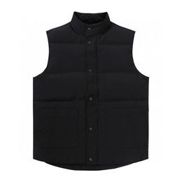 Winter men and women warm solid down vest sleeveless jacket classic feather waistcoat jackets casual bodywarmer vests coat puffer outwear clothes