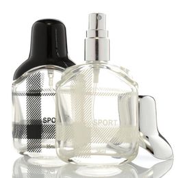 35ml Black And Silver Refillable Portable Perfume Bottle & Traveler Glass Spray Atomizer Parfum Bottle LX1353