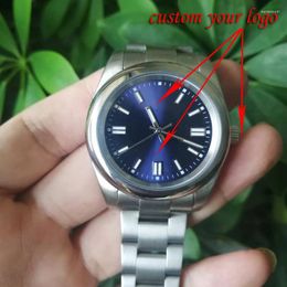 Wristwatches Custom Logo Luxury Women Lady Watches Automatic Mechanical Waterproof Eta2813 Sweep Movement Stainless Steel Sapphire