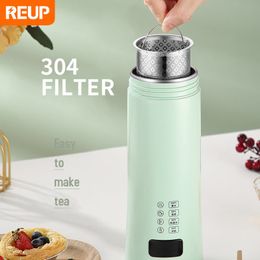 Electric Waater Heaters 400ml Portable Electric Kettles With Smart Temperature Control Cup Make Tea Coffee Travel Boil Water Kettle Kitchen Appliances 221117