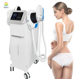 RF EMS body slimming and sculpting machine 4 handles EMS electromagnetic building muscle stimulator fat burn weight loss