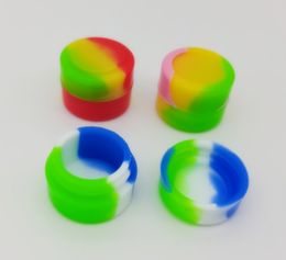 Electronics Accessories Cheap 2ml 3ml silicone storage container wax dab puck jars Colourful silicone clip case