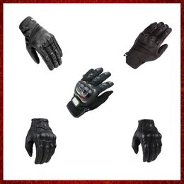 ST317 Motorcycle Gloves Racing Soft Genuine Leather Breathable Outdoor Sport Bike Protective Gears Four Seasons Cowhide
