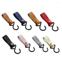 Stroller Parts Baby High Quality Leather Hook Ring Type Rotatable Cart Organizer Pram Accessories