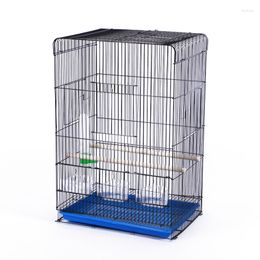 Bird Cages Large Stainless Steel Cage Rectangle Houses Outdoor Breeding Playground Oiseau Supplies BS50BC