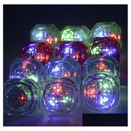 Party Favour Gigantic Diamond Lightup Ring Glow Led Flashing Party Favours For Kids Adts Event Holiday Decorations Clear Drop Delivery Dhcre