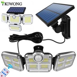 Garden Decorations 20w Super Bright Solar Lights 122led IP65 Waterproof Outdoor Indoor Lamp With Adjustable Head Wide Lighting Angle 221116