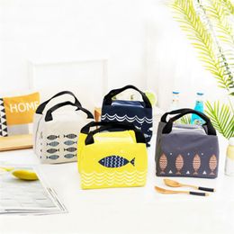 Lunch Box Insulated Durable Carry Cooler Outdoor Picnic Food Tote Cute Lunch Bags For Women Kid Men Storage RRC488