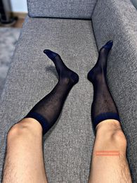 Chaussettes masculines veau Classic Vintage Cotton Nylon Fetish Wild Sexy Pantyhose L￩ggy Male Nylons Sext Amall Adorable