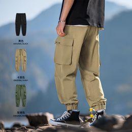 Men's Pants Men's Cargo Casual Multiple Pocket Loose Leggings Military Trousers Spring/summer 2022 Outdoor Trekking Traveling