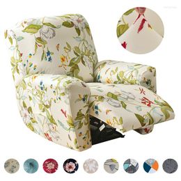 Chair Covers Recliner Slipcover Spandex Printed Cover Single Seat Furniture Protector For Living Room