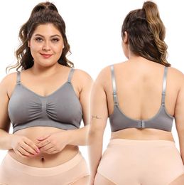 Plus Size Maternity Intimates Nursing Bra Breathable Women Breastfeeding Underwear Seamless Maternity Bras Push Up