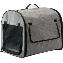 Cat Carriers Dog Carrier Bag Pet Car Travel Crates Vehicle Folding Soft Bed Collapsible Kennel House Portable