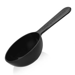 Black 7g Plastic Coffee Measuring Spoons Short Handle Scoops for Tea Sugar Cereal Milk Powder Wholesale LX5269
