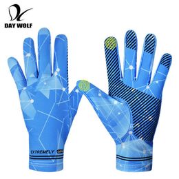 Cycling Gloves DAY WOLF Riding Summer Gloves Cycling Biking Cooling Gloves Sunscreen Touch Screen Outdoor Sports Men Women Cycling Equipment T221019