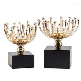 Candle Holders 2022 Flower Candelabra Centrepieces Holder For Wedding Home Holiday Dinner