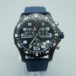 Master Design Men's Watch Japan Quartz Endurance Pro Avenger Chronograph 44mm Watches Blue Rubber 1884 Men Watches Hardex Glass Wristwatches Envio gratuito Black