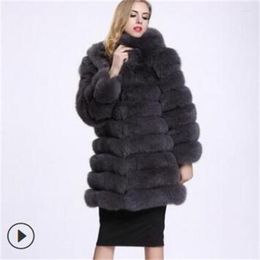 Women's Fur Autumn Faux Leather Jacket Womens Splice Hooded Warm Coat Women Loose Jackets Winter Thicken Fashion B523