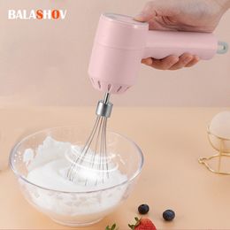 Blender Wireless Portable Electric Food Mixer Hand Blender 3 Speeds High Power Dough Blender Egg Beater Hand Mixer Kitchen Tools 221117