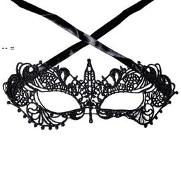 Mask Black Sexy Lady Lace Mask Fashion Hollow Eye Mask Masquerade Party Fancy Masks Halloween Venetian Mardi Party Costume CCC421