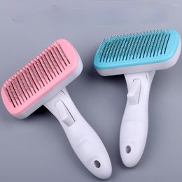 Dog Grooming Detangle Hair Comb Stainless Steel Needle Undercoat Remover Brush Peine Perro Cleaning Supplies EI50GS